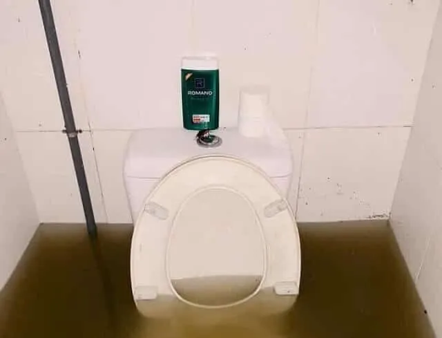 Mơ thấy nhà vệ sinh ngập nước